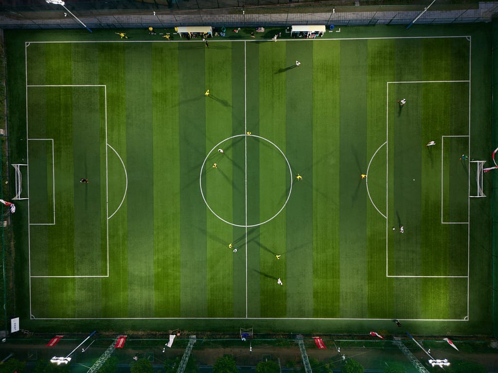 soccer field explosion