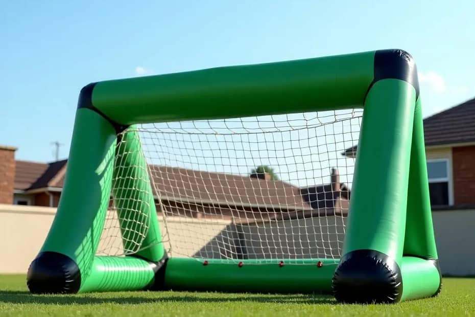 inflatable soccer goal rental